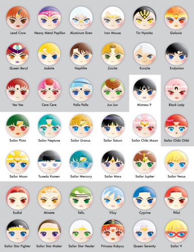 All Buttons (all human characters, at least)